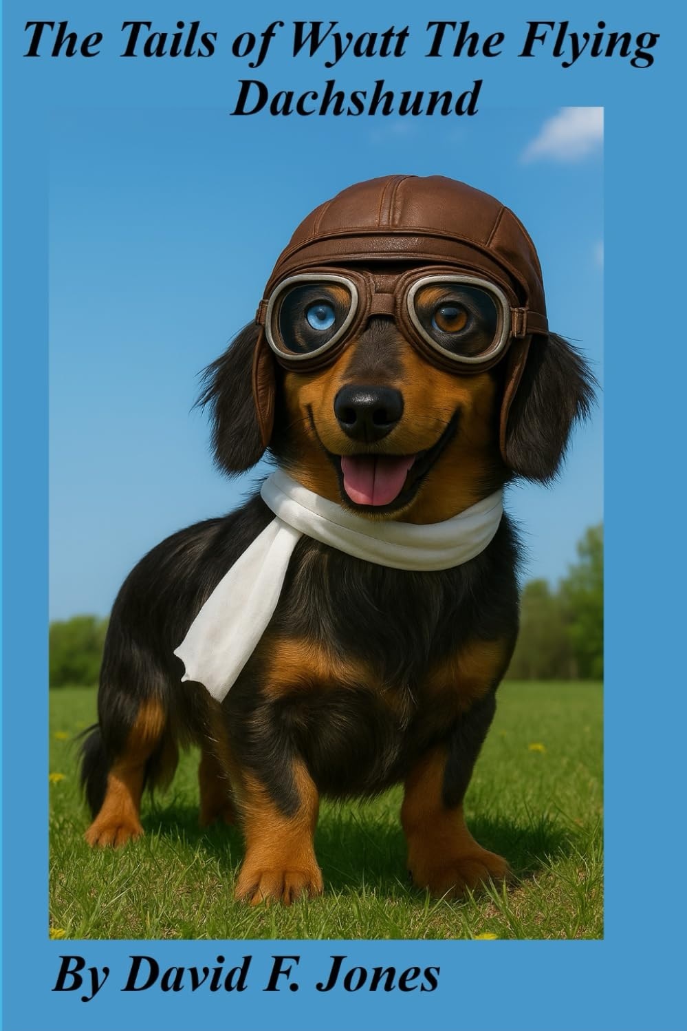 Book 1 cover — The Tails of Wyatt the Flying Dachshund